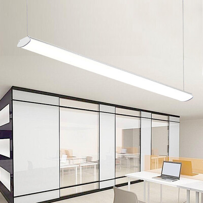 

Po Li Huang LED office chandelier simple modern aluminum long studio office office lighting 36w hanging line lamp ET1604