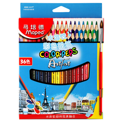 

Maple 36 color water soluble color pencil 836019