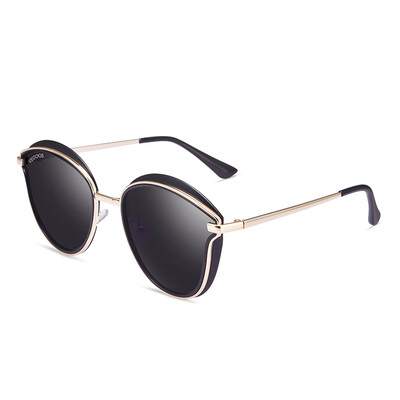 

Wei Gu's (VEGOOS) 6115 polarized sunglasses trend retro sunglasses men and women driving glasses sunglasses black box gray film