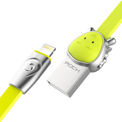 

Locke (ROCK) Apple data cable zinc alloy cute cartoon sheep charge line for Apple 6iPhone7Plus / 6 / 6s / 5 / se / iPad4 / Air 1 meter white