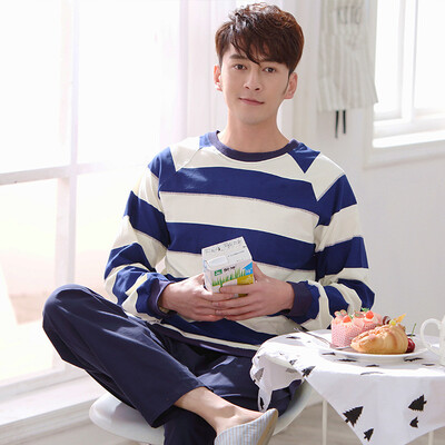 

【Jingdong Supermarket】 Antarctic home service men and women couples cotton pajamas can wear long sleeves sets of cotton leisure home service suit female lovely dolphin L