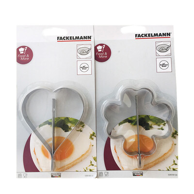 

Jingdong Supermarket Germany Falkermann Fackelmann2 pieces 430 stainless steel cartoon omelette heart-shaped flower-type fried egg a 4720522