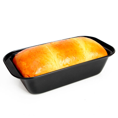 

Jingdong Supermarket Cooking Kitchen CHEF MADE Bread Mold 450g Toast Plate Bread Plate Medium Plate Burning Burger Mold Tools Pound Cake Mold Oven Black WK112009