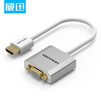 

WDC (VENTION) HDMI-VGA с аудио-конвертером HD в VGA-интерфейс для подключения к ноутбуку с разъемами для подключения к телевизору Проектор для монитора телевизора 0,15 м серебристый ACAB