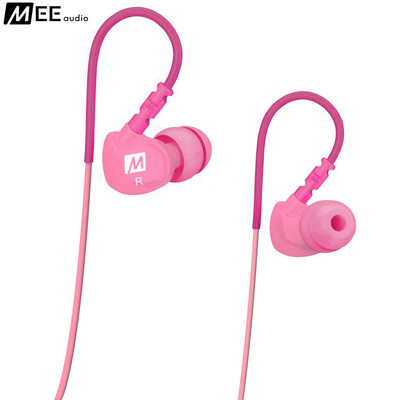 

MEELECTRONICS M6 Sports Headphones In-Ear Stereo Phone Music Headphones Pink