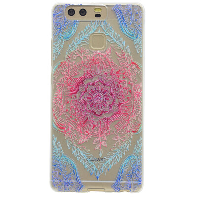 

Magic flower Pattern Soft Thin TPU Rubber Silicone Gel Case Cover for HUAWEI P9