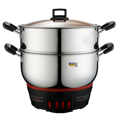 

Hemisphere (Peskoe) multi-purpose pot multi-functional 5L electric hot pot 304 stainless steel electric cooker wok BQ-32C 5 liters