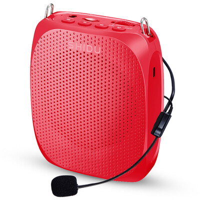 

Ten degrees ShiDu SD-S258 small bee loudspeaker teacher dedicated portable loudspeaker ultra-thin mini small speaker teaching waist hanging tour guide loudspeaker special edition