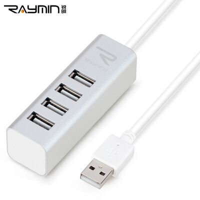 

Ясно резкое сплиттер HB1001 USB расширение 2.0 высокоскоростной задерживается четыре HUB концентраторов черный 10см
