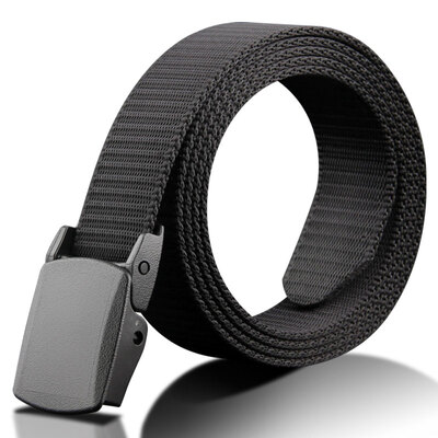 

Tactical Bird (ZSJAY) Canvas Belt Male Fashion Nylon Belt Teen Belt ZS-F8 Black 115