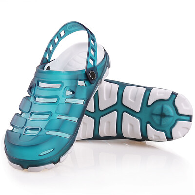 

Tattoo (TUYUE) summer new cool slippers men hole hole shoes men's sandals beach shoes casual Baotou sandals blue 40