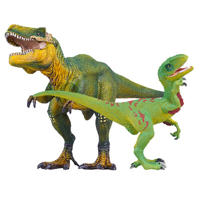 

One box surprise coloring dinosaur animal plastic model creative christmas children puzzle science and education toys Jurassic encyclopedia birthday gift 10 inch painted cartoon tyrants Wang Long