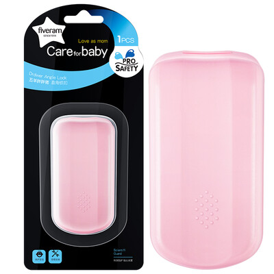 

[Jingdong supermarket] Wuyang (FIVERAMS) fat pig baby safety right angle lock baby safety lock (pink) 2 loaded