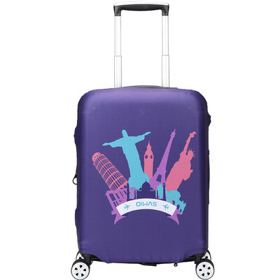 

Aihua Shi oiwas 20-inch suitcase protection sets of trolley case suitcase dustproof leather case elastic thickening wear-resistant 1331 purple