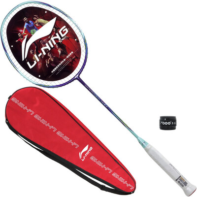 

Li Ning LI-NING бадминтон ракетка 5U ультра-свет серия одиночный шторм WS500 синий синий (уже резьбовые)