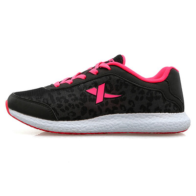 

(XTEP) Ms. casual lace jogging leopard movement running shoes 985218119762 green black 36