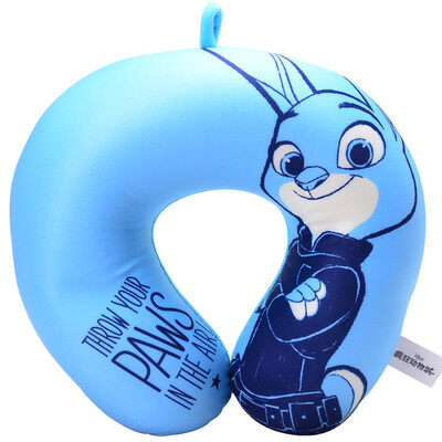 

Disney Disney Сумасшедшая U-образная подушка мультфильм животных город частиц по уходу за автомобилем Подушка мягкая подушка подушки обеденный перерыв подушки путешествия подушки светло-голубой DSN (H) 4016