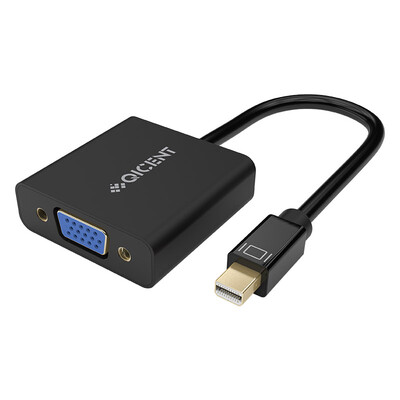 

QIC MFV-BK Mini DP to VGA-адаптер Mini Displayport Converter HD Интерфейсный кабель Apple MacBook / Air Pro Lightning Interface Projector