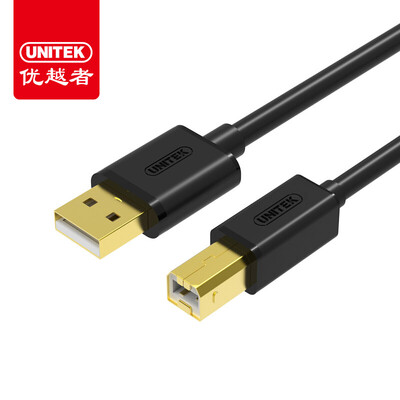 

UNITEK) high-speed USB printer cable 5 meters USB2.0 square print line AM / BM data cable Canon HP Epson HP cable Y-C421EBK