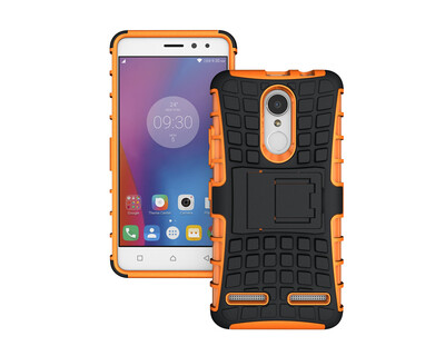 

LENOVO K6 CaseGangxun Heavy Duty Armor Dual Layer Rugged Hybrid Hard Shockproof Case with Kickstand for LENOVO K6 Cover orange