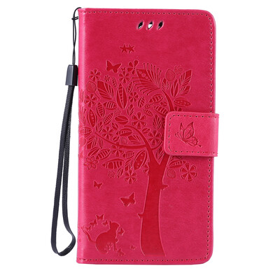 

Rose Tree Design Кожа PU откидной крышки Кошелек Карты Держатель чехол для LG G4MINI