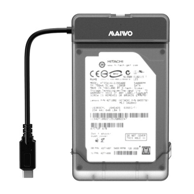 

Mai Wo MAIWO K104C Notebook 2.5-дюймовый жесткий диск серийный USB3.0 / Type-C мобильный жесткий диск черный
