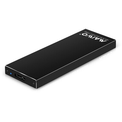 

MAIWO K16N USB30 mobile hard disk box can be built M2 NGFF SSD solid state hard disk box support M2 SATA channel hard disk all aluminum
