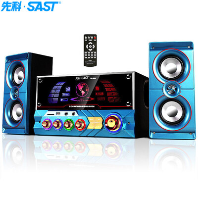

SAST SA-6606 Мультимедиа Аудио Ноутбук Настольный ПК Bluetooth Audio 2.1 Сабвуфер Активный комбинированный аудио (синий)
