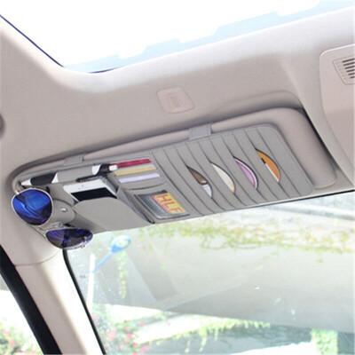 

Car decoration CD folder sun visor cover multi-purpose sun visor CD disc bag disc storage folder car CD bag CD bag certificate folder black