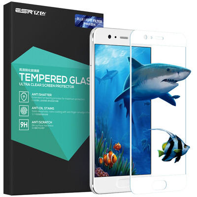 

(ESR) Ультразвуковая пленка Huawei P10 Plus с полным покрытием экрана высокой четкости для защиты стальной пленки взрывозащищенной стеклянной пасты белого цвета - для Huawei P10 Plus