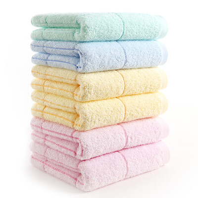 

Jingdong Supermarket] gold cotton satin towel GA1007T six suit color soft water absorbent towel 72 * 33cm 80g