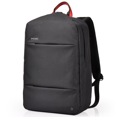 

Mi Xi mixi anti-theft backpack shoulder bag male business notebook computer bag travel trip college student bag black 16.5 inch M5398