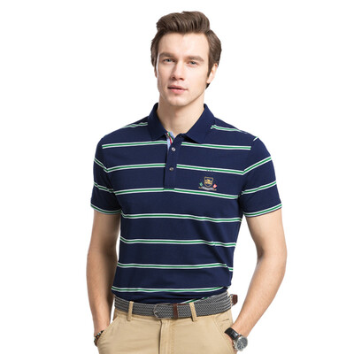 

Camel (CAMEL) мужская мода лацкане полоса POLO бизнес случайные с короткими рукавами футболка X7B265203 зеленый XL