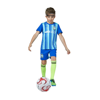 

Anta (ANTA) Kids Men's Soccer Set Children's Sportswear Two-piece Set 35722203 Exotic Blue / Knight Blue 165