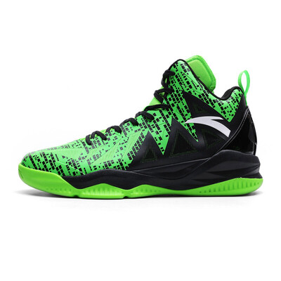 

Anta (ANTA) men's shoes 91721100 overbearing series to help basketball shoes field combat wear-resistant sports shoes fluorescent electronic green / black -19 (male 42.5)