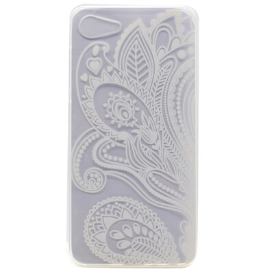 

Half flower Pattern Soft Thin TPU Rubber Silicone Gel Case Cover for Lenovo ZUK Z2