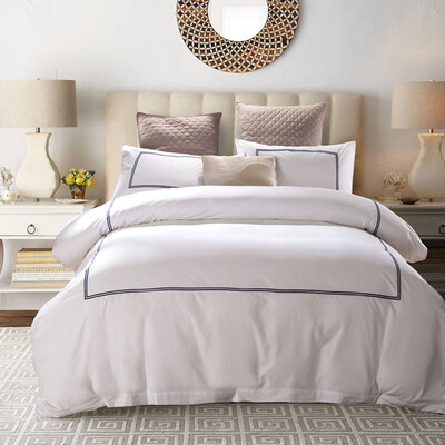 

LENCIER cotton print bed set/bed kit (duvetcover/bed sheet/pillowcase) 1.8m bed