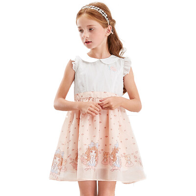 

Fliesa DEESHA Girls Dress Dress Korea Korean Dress 911721423 Pink Crystal 120