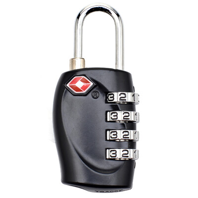 

40,000 km password lock padlock luggage lock luggage lock tsa customs lock anti-theft lock consignment clearance lock SW3102 black