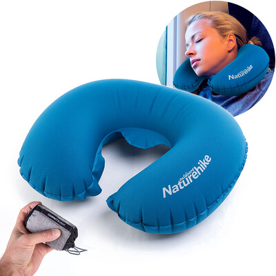

NH passenger inflatable u-pillow neck pillow outdoor travel Sambo U-pillow travel sleep pillow pillow aircraft neck pillow jasmine green