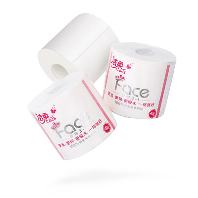 

Cleansing C & S Roll Paper Face Thickening Increases 4 layers 204g toilet paper 10 rolls BB texture delicate silky baby available