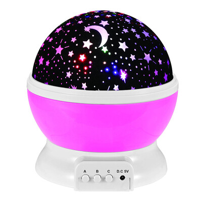 

Tropical forest Mid-Autumn Festival gift for family birthday gift for girlfriend wife&children practical creative gifts star shaking sound with the same paragraph empty projection lamp pink rotating star light projector