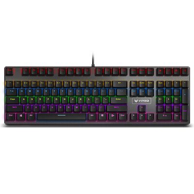 

Rapoo V700S Alloy Edition Blending Machine Keyboard Game Keyboard RGB Backlit Keyboard Black