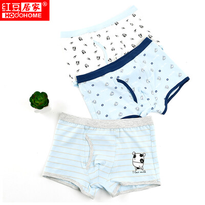 

Red beans home Hodohome children&39s underwear boy boy child three gift box flat angle shorts hippocampus printing 16080