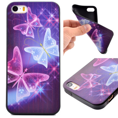 

Star Butterfly Pattern Soft Thin TPU Rubber Silicone Gel Case Cover for IPHONE 5SE