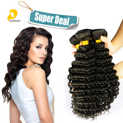 

7A Unprocessed Brazilian Deep Wave Four Bundles Hair Weft Extension Brazilian Virgin Hair Deep Wave Human Hair Weave