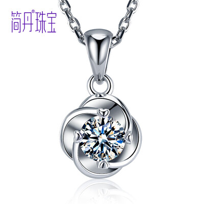 

Jane Dan JIANDAN 925 silver inlaid eight heart eight arrows zircon necklace fashion short clavicle pendants birthday gift female love necklace