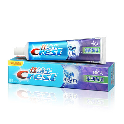 

Crest Crest 3D Hyun white jasmine tea cool toothpaste 240 grams new&old packaging random delivery
