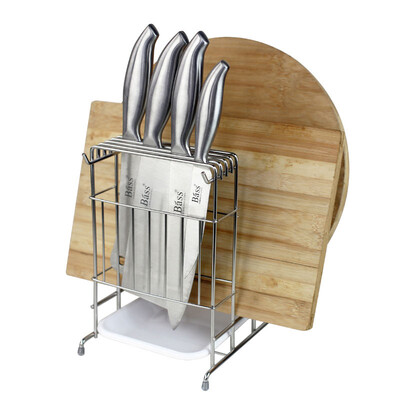 

By EDO EDO knife storage rack shelves chopping board chopping block with a plate TH8034