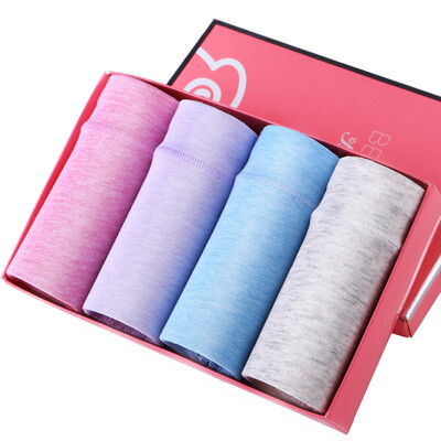 

Arctic cashmere trousers female elegant lace edge color yarn underwear comfortable color cotton briefs 4 boxed  code 160 \ 85